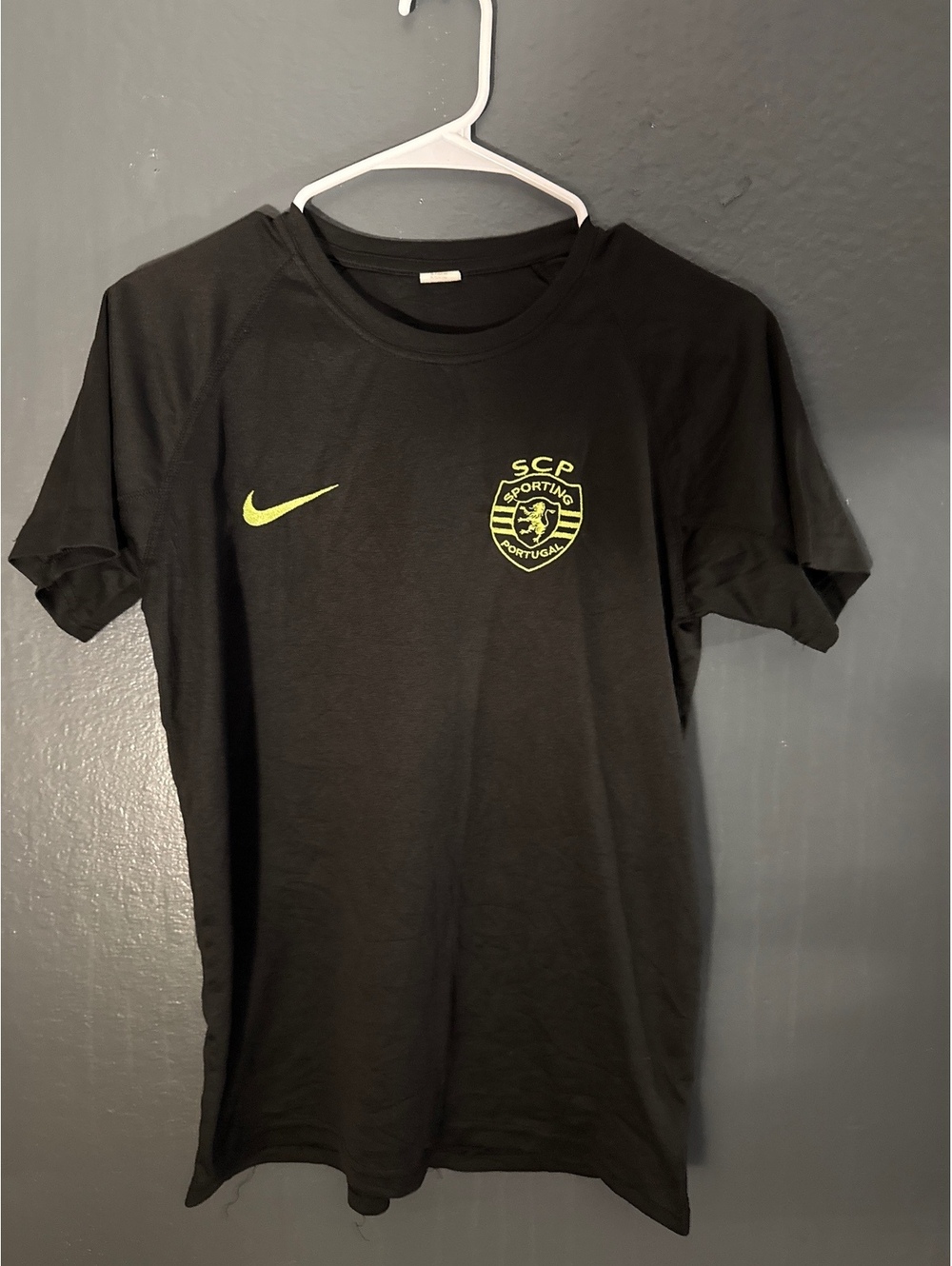 Sporting Portugal SCP Black T-Shirt Small